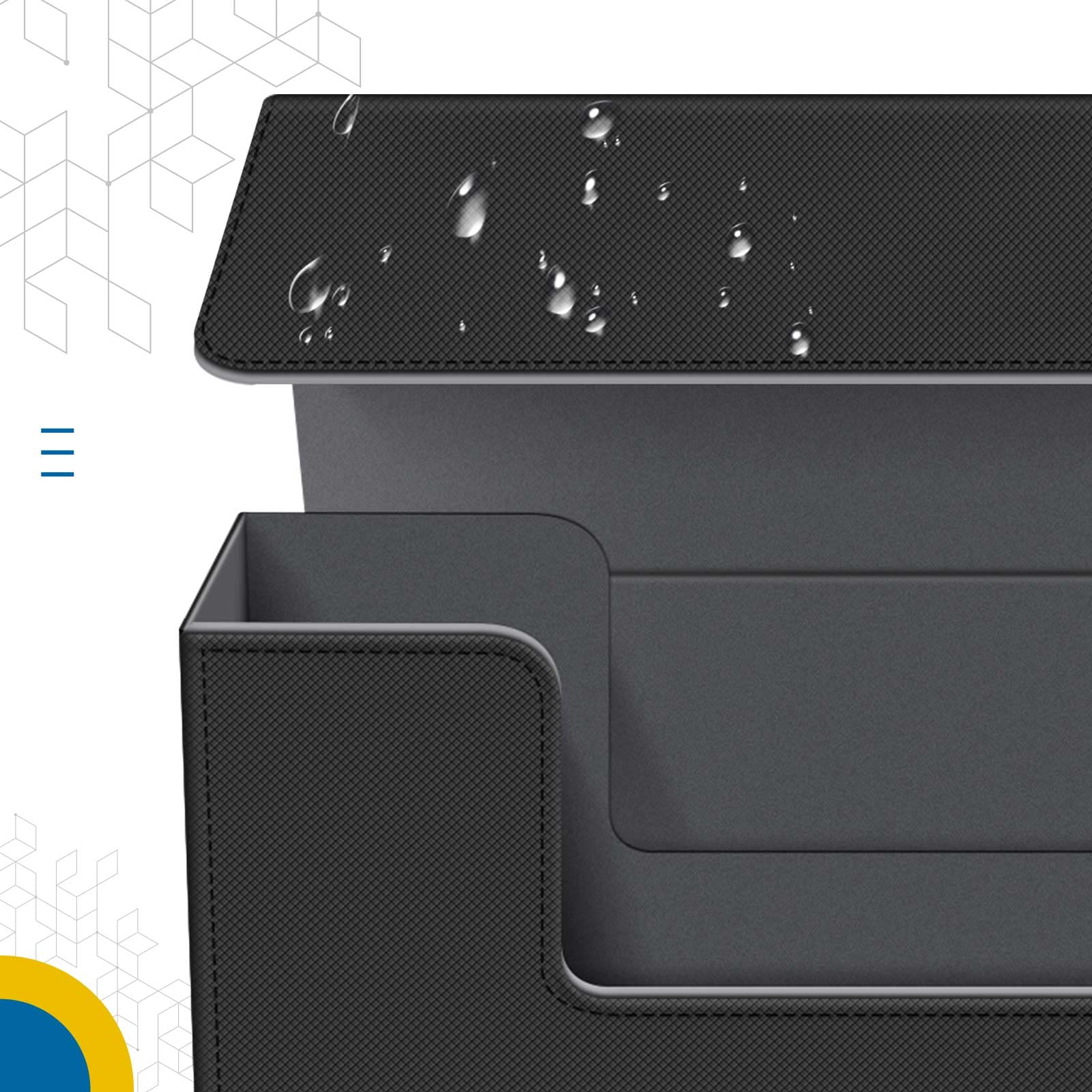 Homthy magnetic closure prevents accidental openings during transport.