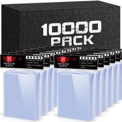 Homthy card sleeves table display shows clear protection for trading cards