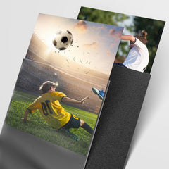 Homthy card sleeves matte side privacy feature protects information.