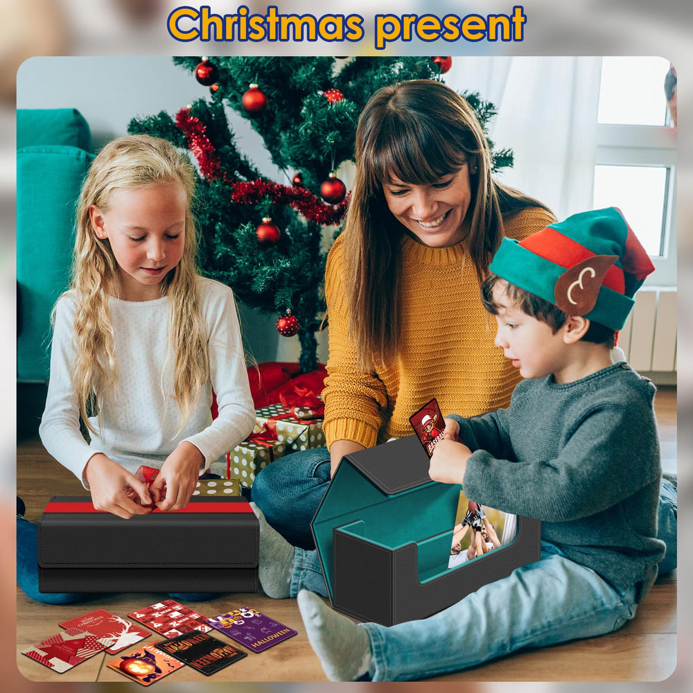 Gift-ready Homthy card storage case for collectors and players