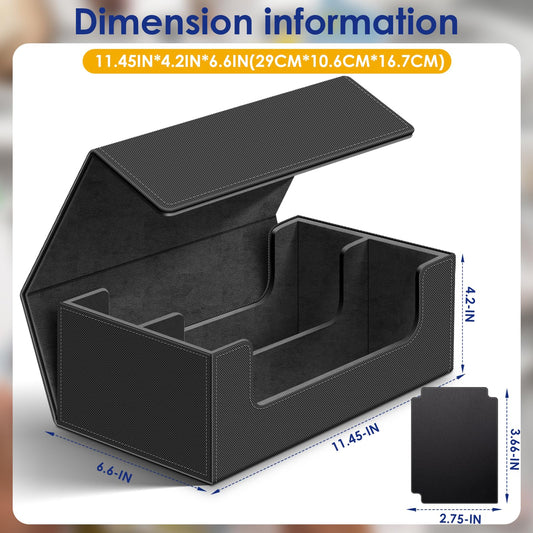 Homthy magnetic closure keeps cards secure during transport and handling.
