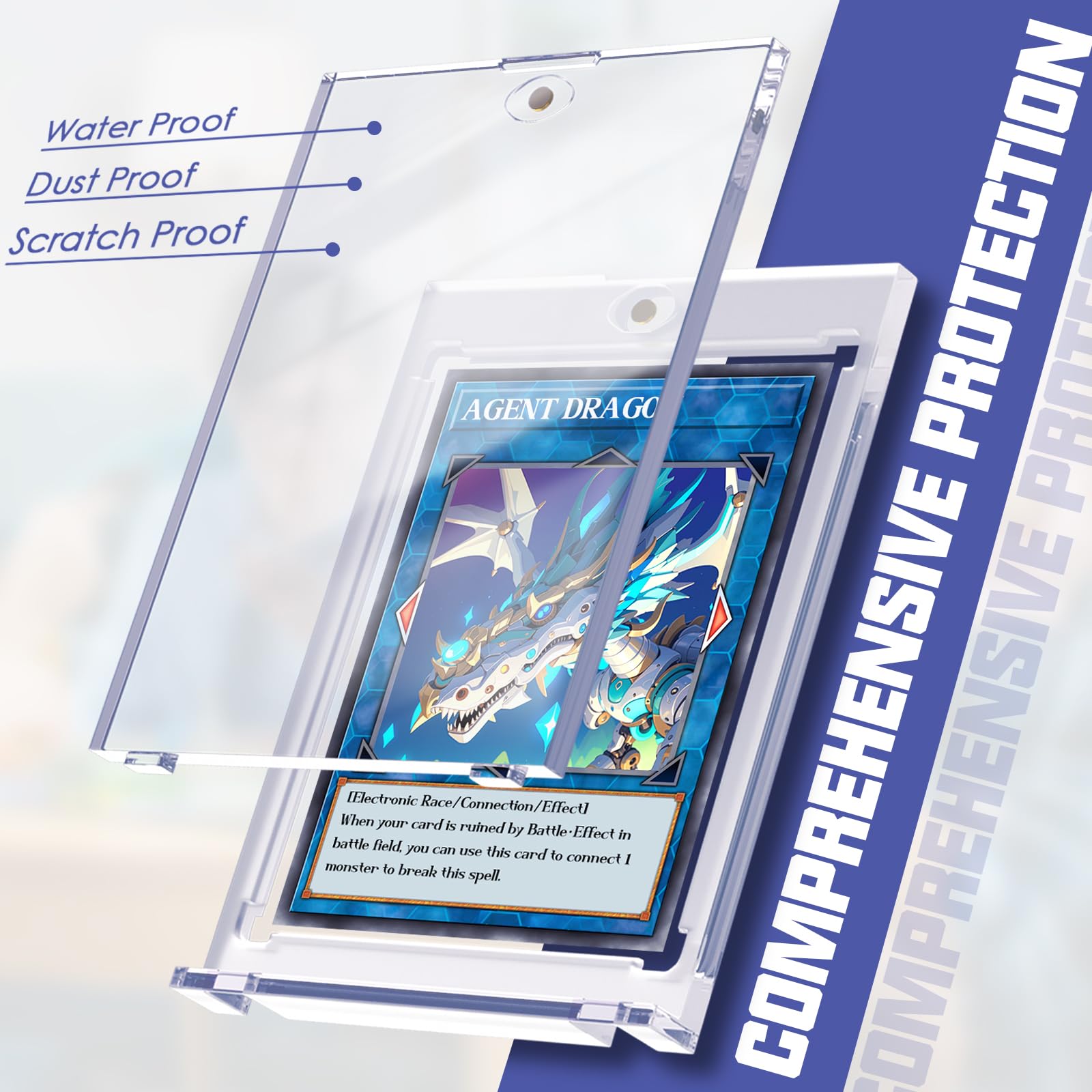 Homthy standard size fit ensures MTG and sports cards compatibility