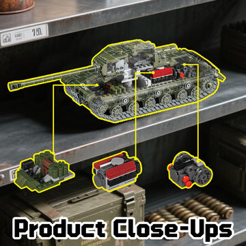 Colorful instruction manual guiding the IS-2 build for a smooth experience.