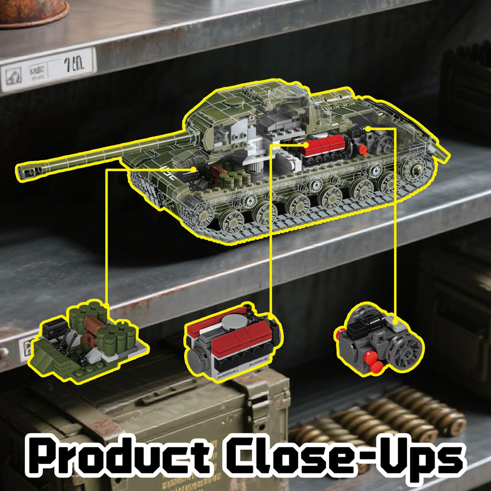 Colorful instruction manual guiding the IS-2 build for a smooth experience.
