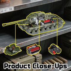 Colorful instruction manual guiding the IS-2 build for a smooth experience.