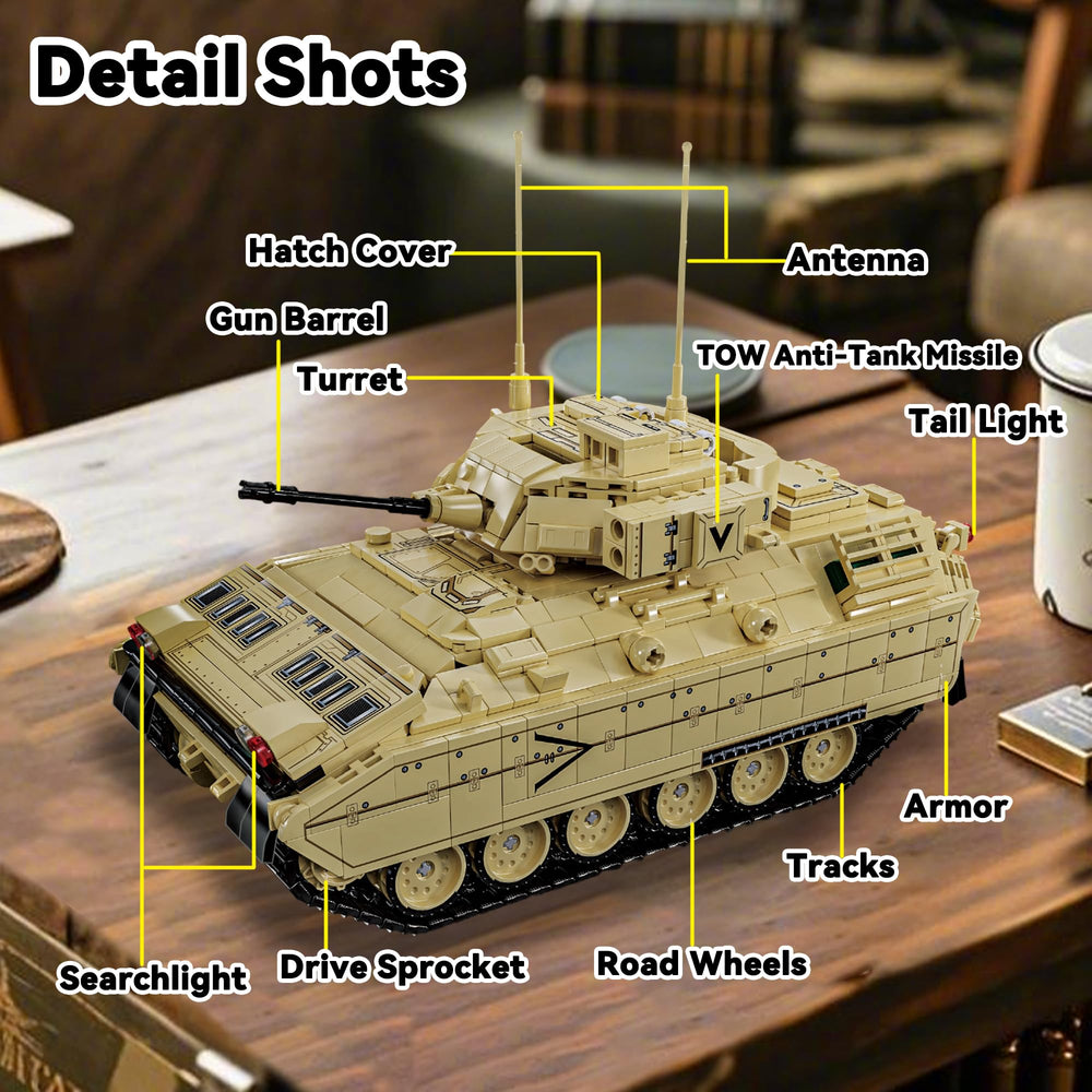 Honchoes M2 Bradley turret detail highlights authentic WWII features for collectors