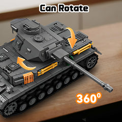 honchoes Panzer IV tank replacement service note for missing parts.