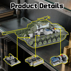 honchoes M26 Pershing Tank rotating turret enables realistic display