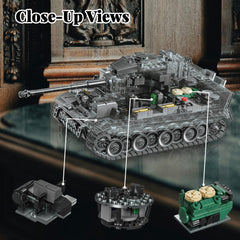 Honchoes Tiger I tank instruction manual clearly guides the build