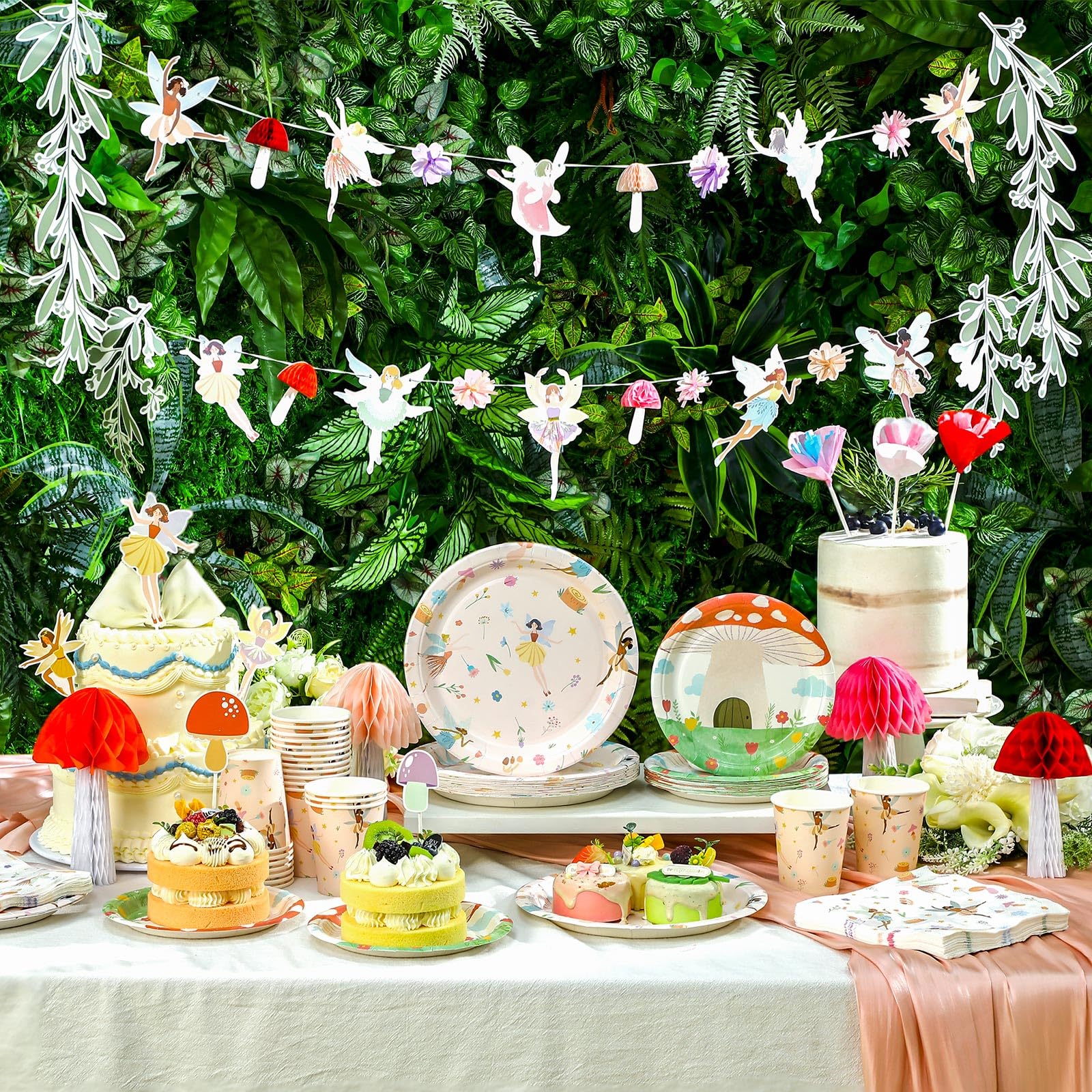 Honeydak ballet fairy cake decorations create a charming dessert centerpiece.