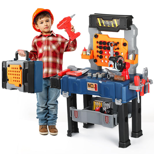 Honeystar Kids Tool Bench power drill with interchangeable heads for pretend projects