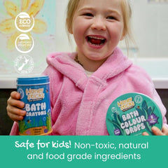 Eco-friendly tin from Honeysticks keeps crayons tidy and ready for gifting.