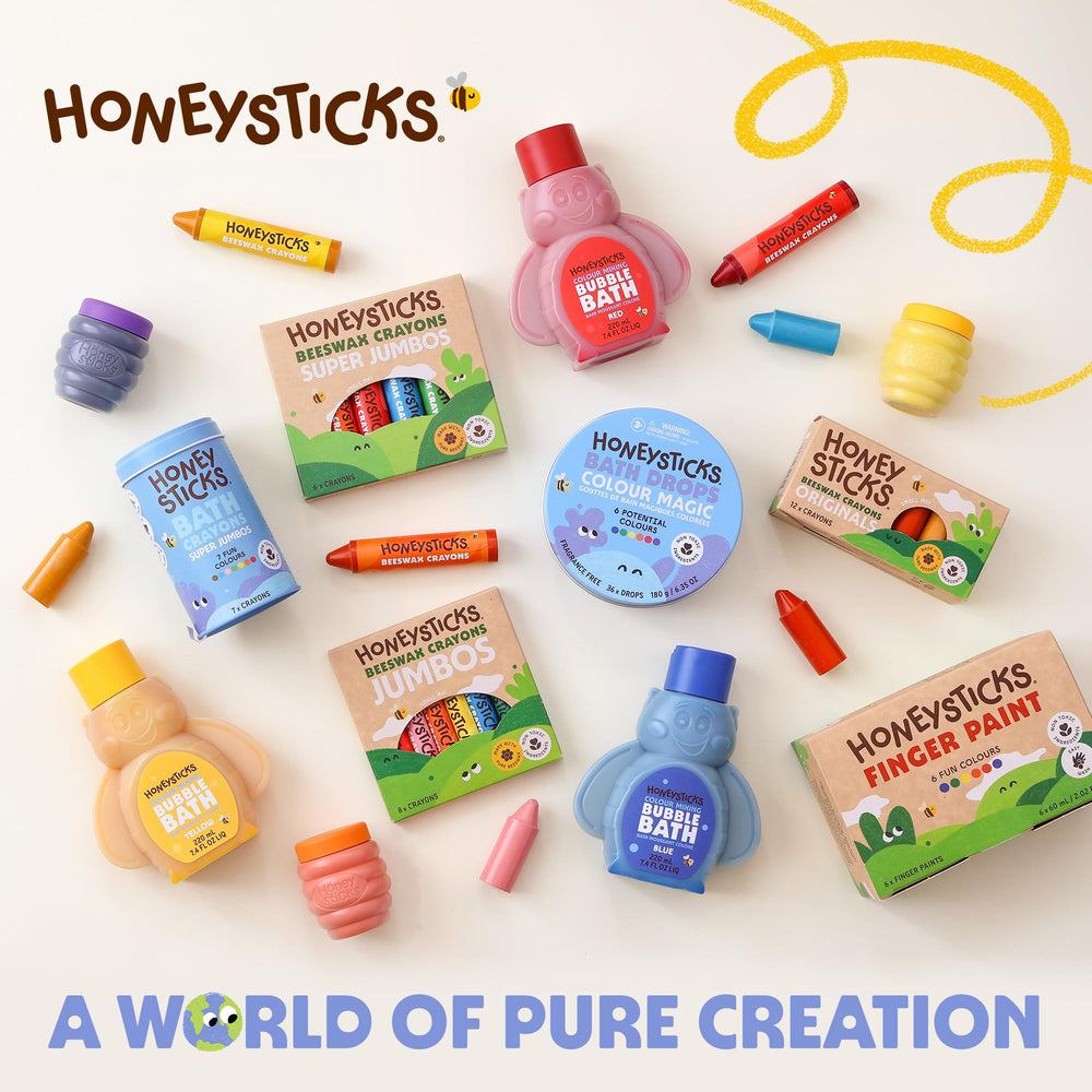 Honeysticks crayon storage tray ready for arts and crafts