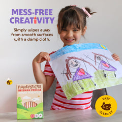 Honeysticks Jumbo Triangle Pencils packaged as a gift-ready option for kids.