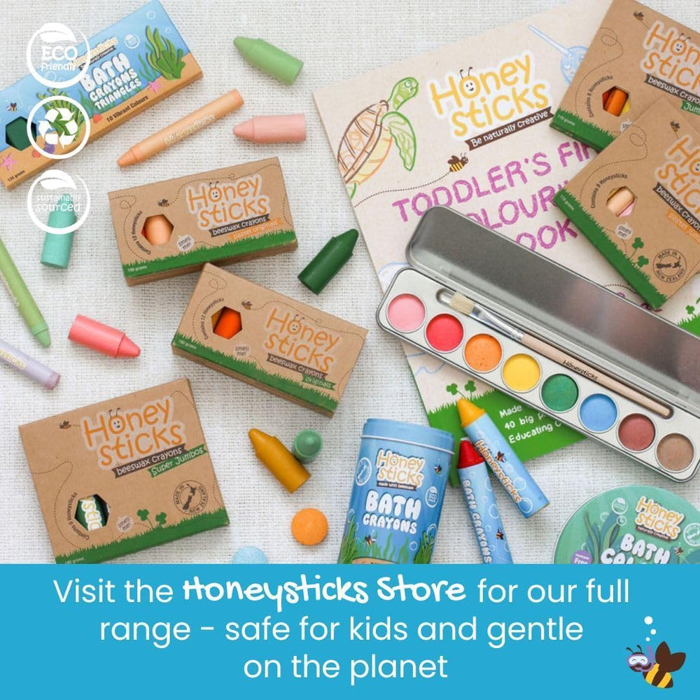 Honeysticks 7-pack provides variety for bath sessions.