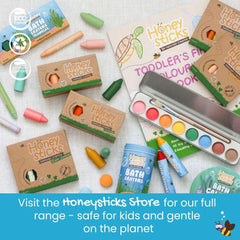 Honeysticks 7-pack provides variety for bath sessions.