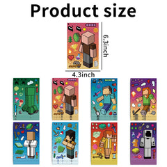 HonFHena cartoon character stickers enable creative art and scrapbooking projects.