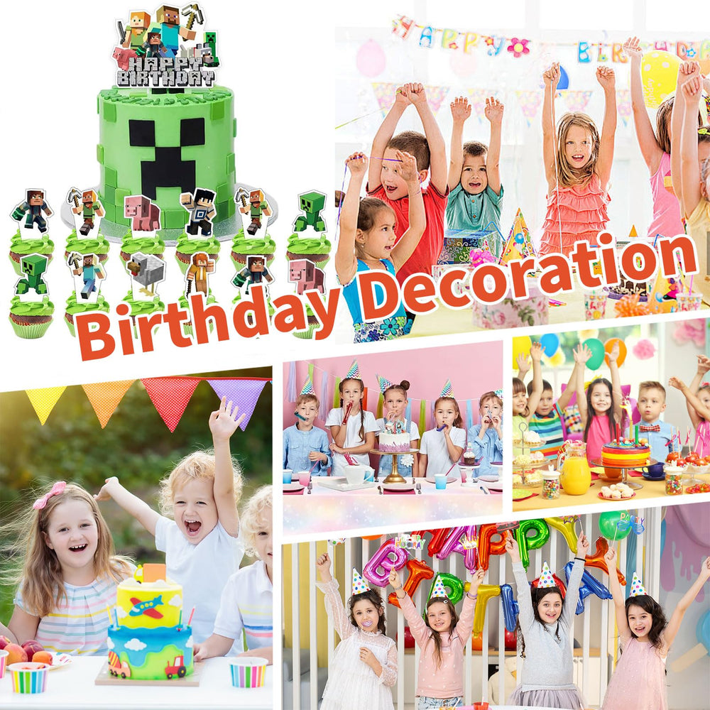 HonFHena versatile gamer decorations for daily treats and celebrations