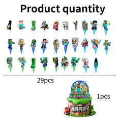HonFHena pixel gamer sword topper brings retro gaming vibe to cakes