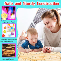 HONGID card holder keeps activity cards organized for classroom or home learning.