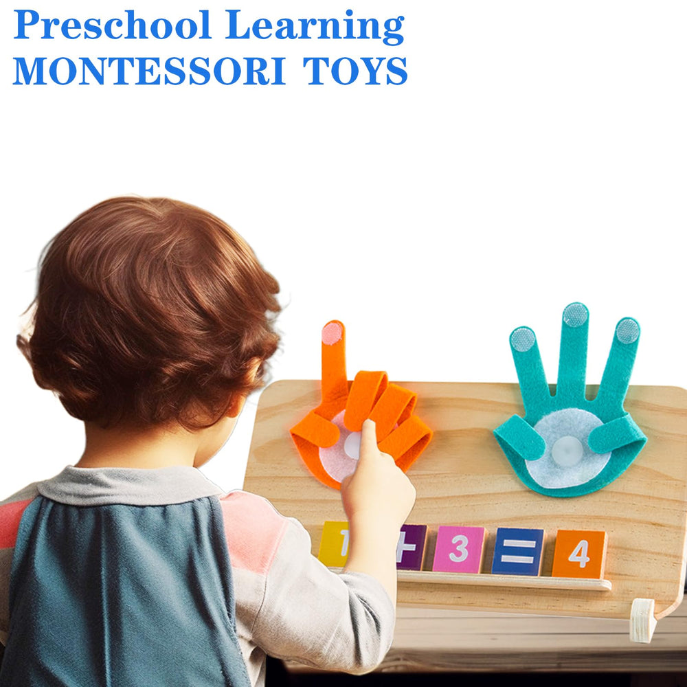 HONGID colorful number blocks promote number sense and fine motor skills during play.
