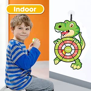 HONGID dinosaur dart board makes a fun birthday party favor.