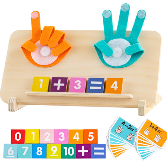 HONGID Montessori counting board for visual early math practice at home.