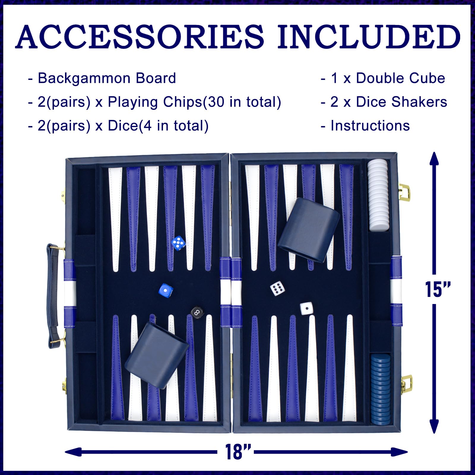 HONGSHUYEE dice and chips provide complete ready to play experience