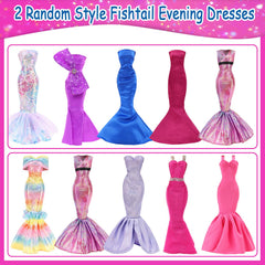 Honlaella 11.5-inch doll fashion dresses for stylish outfits