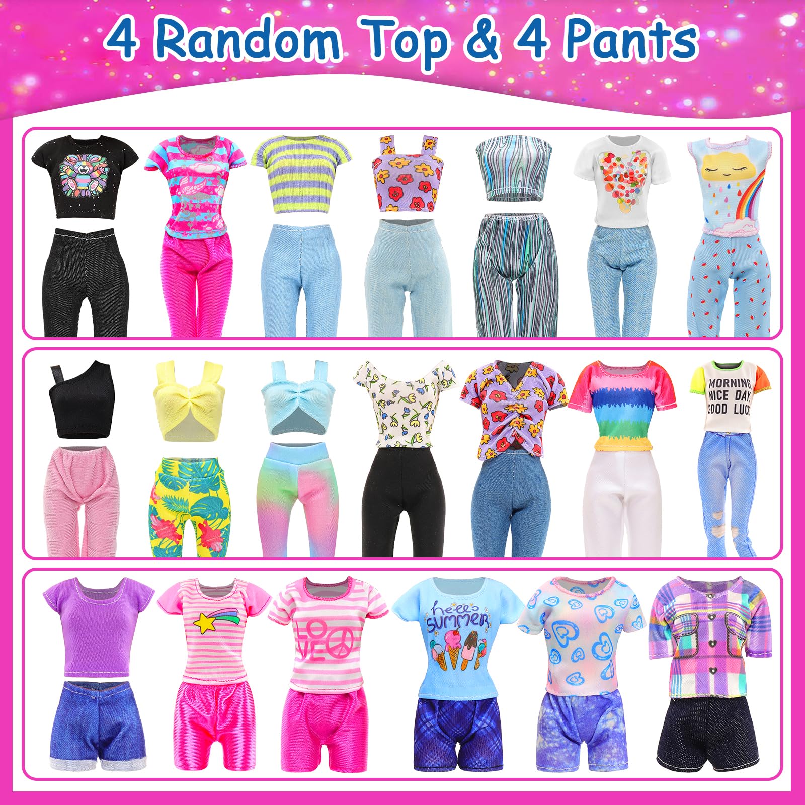Honlaella 11.5-inch doll swimsuits for seaside storytelling