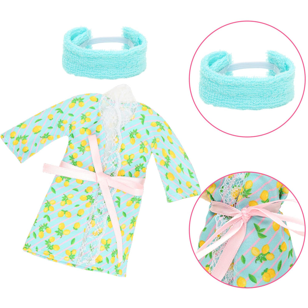 HONLAELLA doll bathrobe with soft fabric for gentle get-ready moments.