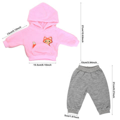 HONLAELLA doll clothes set designed for 14-16 inch dolls with easy dressing