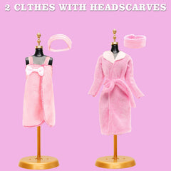 HONLAELLA doll towels for pretend spa moments.