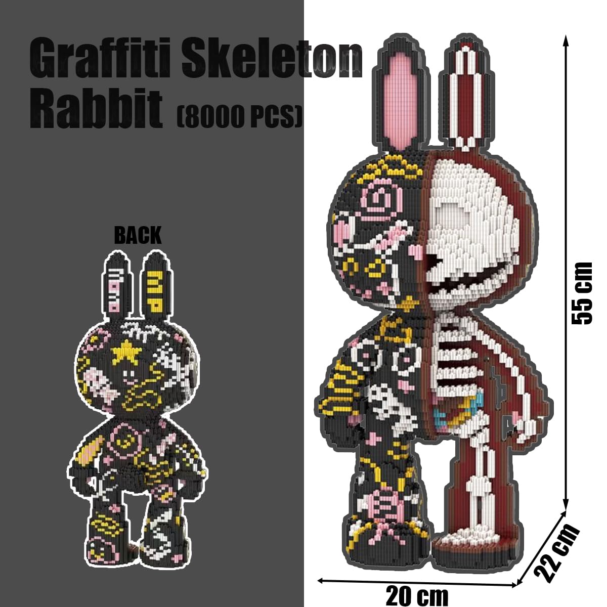 Honlanch 55cm high rabbit display to spark conversation and admire craftsmanship