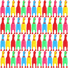 Honoson 50-piece rubber chickens pack in bright colors for sharing and play