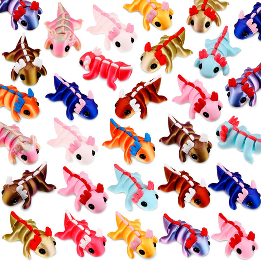 Honoson axolotl fidget pack of 24 pieces for hands-on play and display