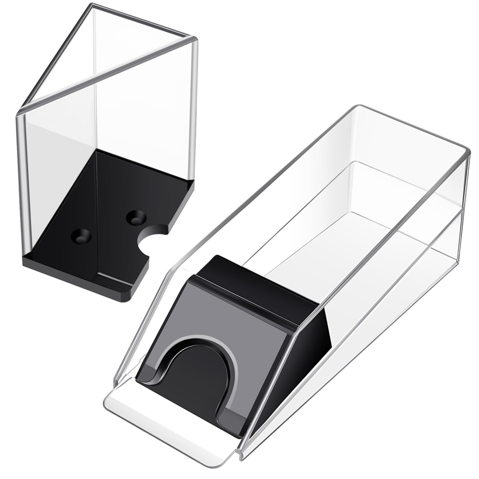 Honoson blackjack shoe in clear acrylic showing six-deck capacity for smooth dealing