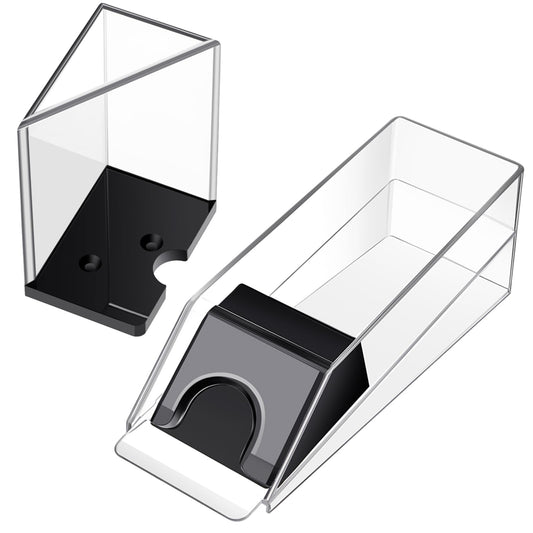 Honoson blackjack shoe in clear acrylic showing six-deck capacity for smooth dealing