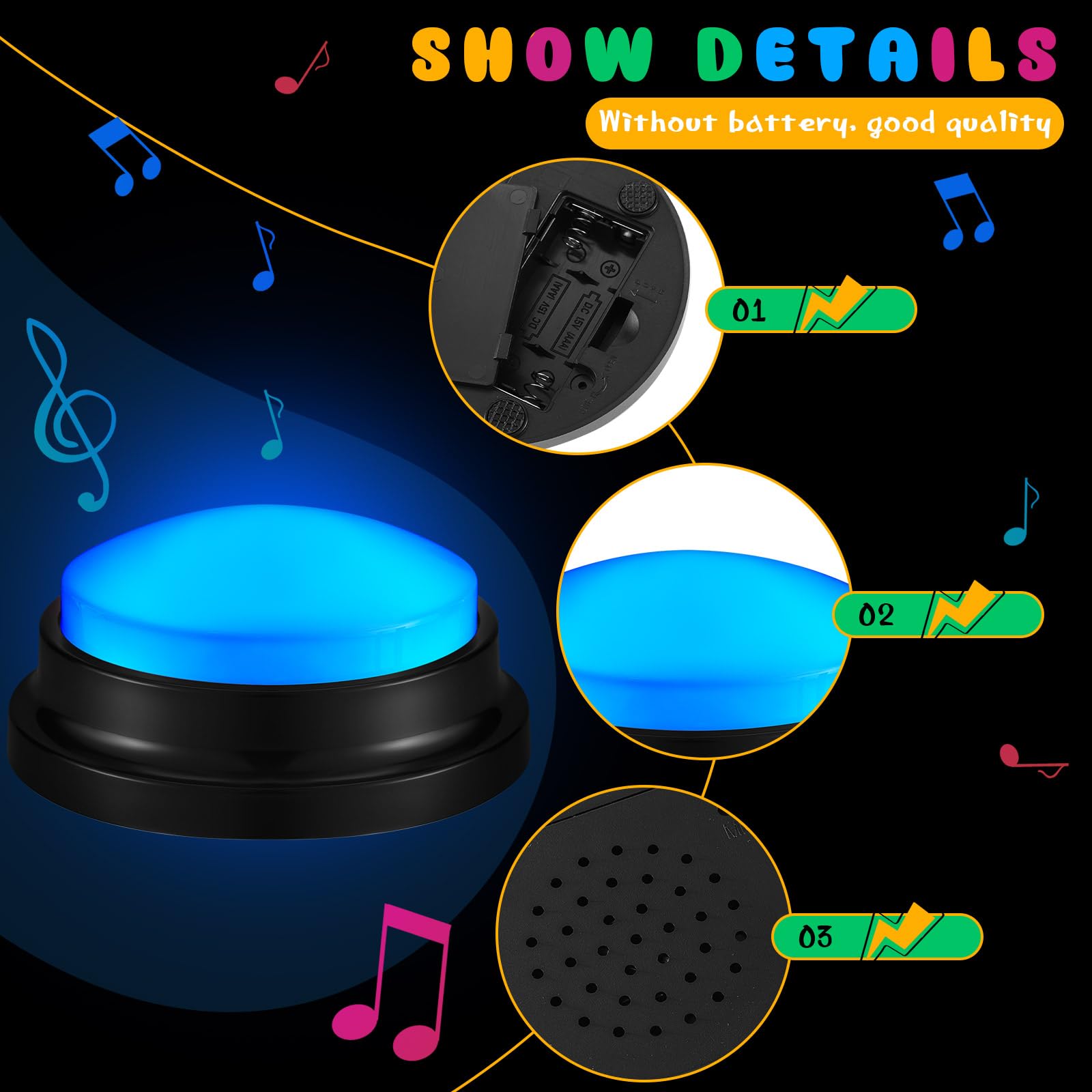 Honoson buzzers in classroom setup for interactive learning