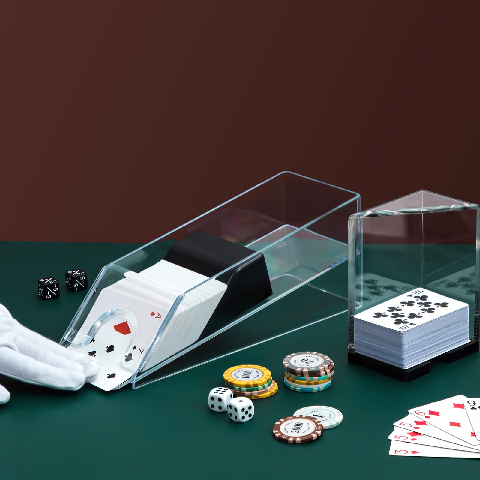 Honoson clear acrylic construction emphasizes durability and visibility