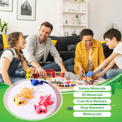 Honoson flexible articulating axolotl figures support tactile focus