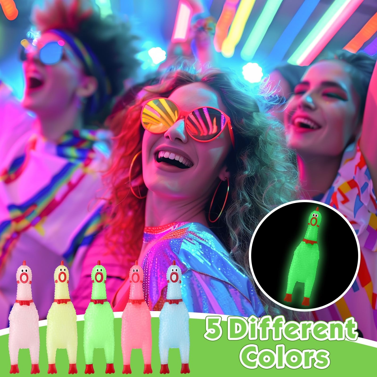 Honoson glow effects evoke nighttime fun for family gatherings.