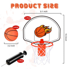 Honoson six-pack mini inflatable basketballs for casual play and desk games.