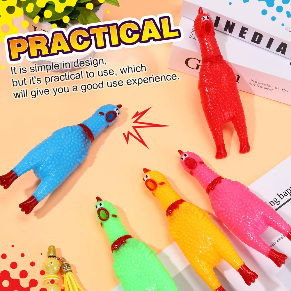 Honoson multi-color chickens ready for home or party fun