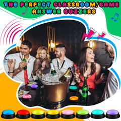 Honoson recordable buzzer color-coded setup for group activities