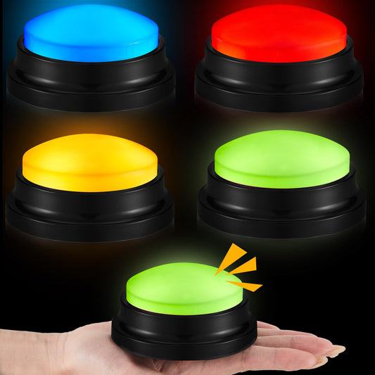 Honoson recordable buzzer red button for classroom trivia and quick feedback