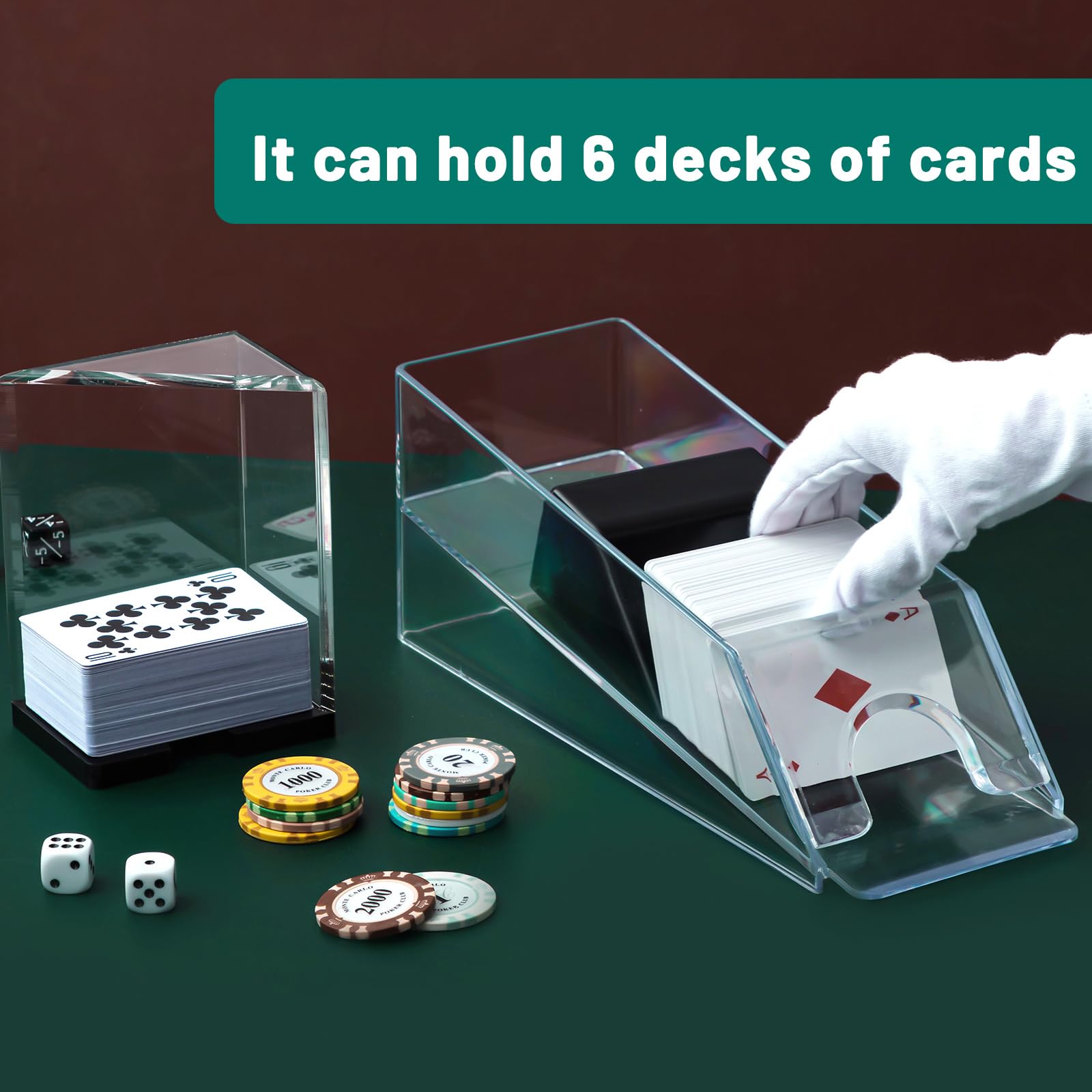 Honoson weighted design downward pressure keeps cards in order