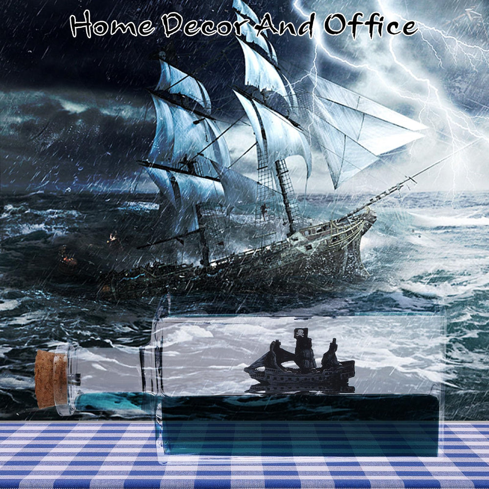 Honsheng pirate ship crystal detail capturing playful motion and resin artistry