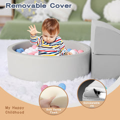 Hoohtoot ball pit for toddlers creating a soft, engaging play space