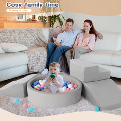 Hoohtoot foam play kit ready for quick cleaning and storage